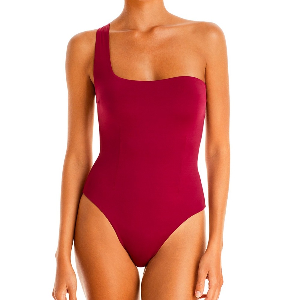 HAIGHT Sofia Asymmetric One Piece Swimsuit Size M